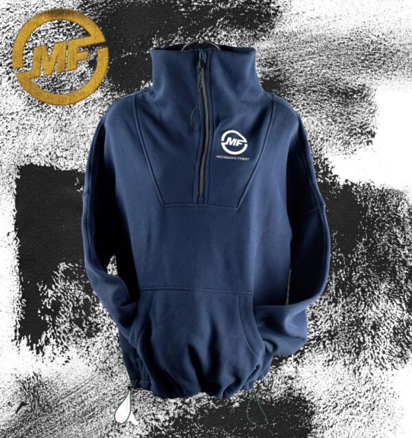 Ladies Cinch Waist Fleece 1/2 zip