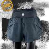 Black High Waist Shorts Built-in liner, With Pockets - Image 2